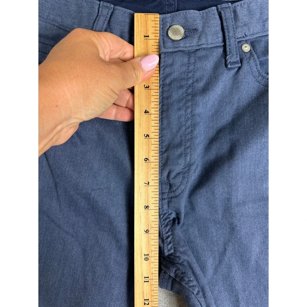 Banana Republic Travel Jean‎ Mens 33x30 Blue Heather Athletic Fit Commuter Pants
